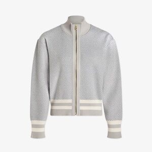 Varley Light Gray Ribbed Knit